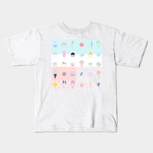 Ice Cream Popsicle Kids T-Shirt